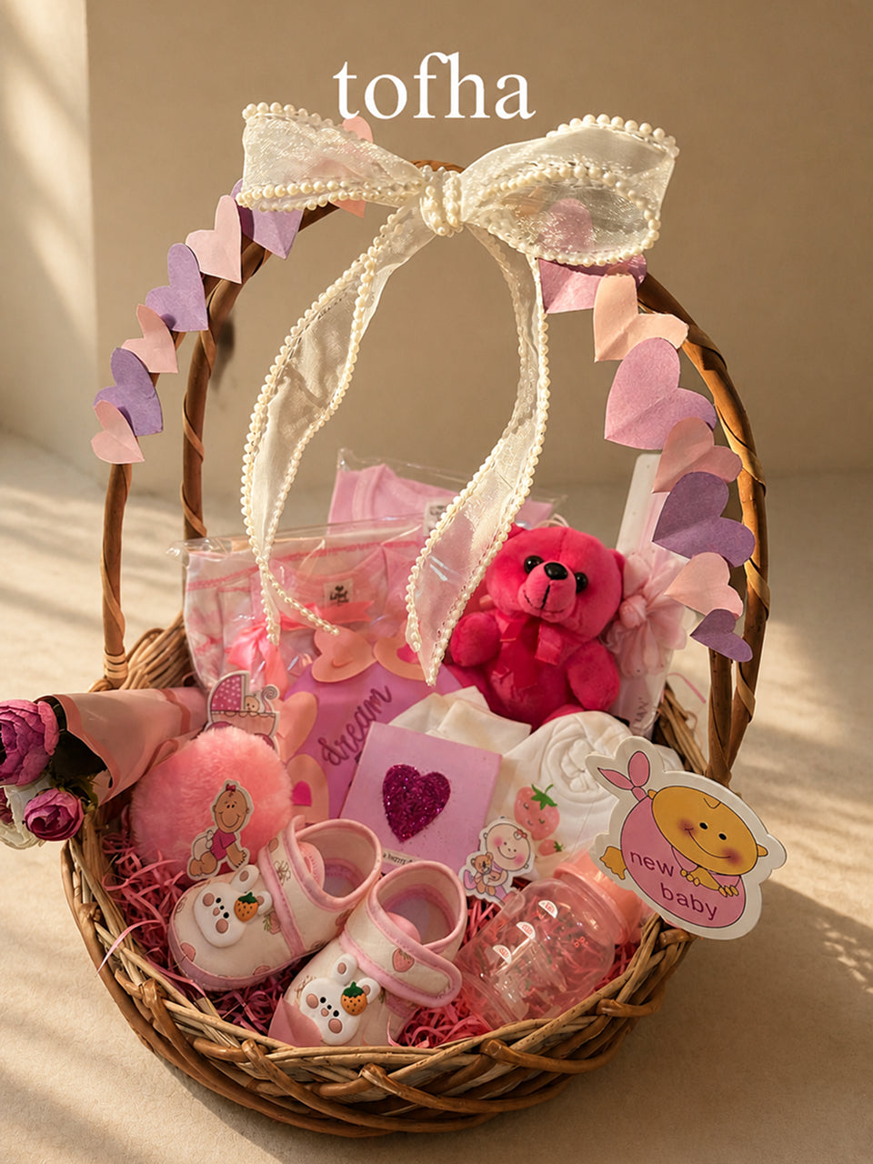 Baby Girl Hamper- Dark Pink by tofha