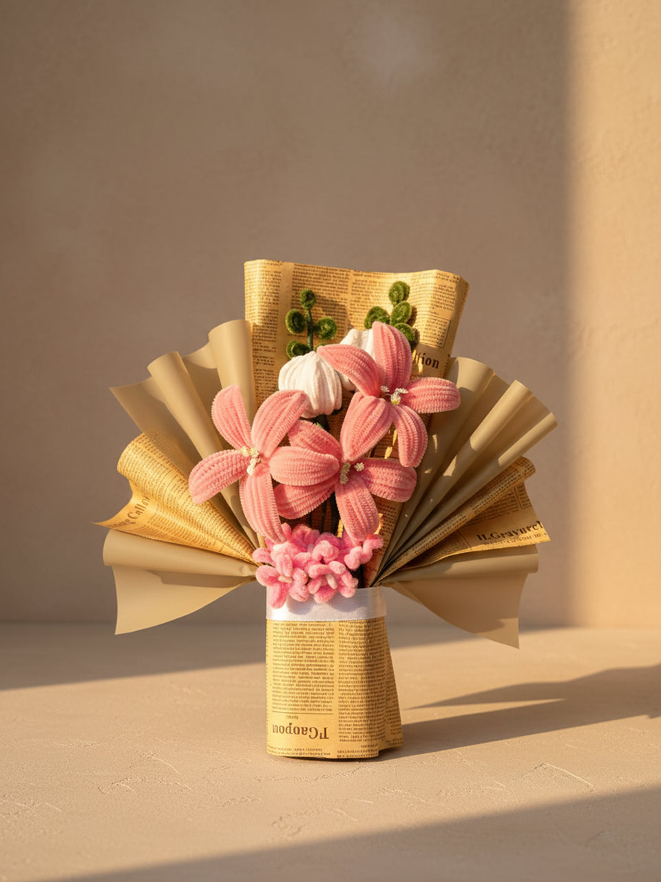Blush Butterfly Pink Lilies by tofha