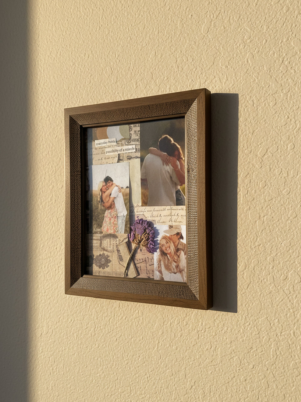 Customisable Gold Glass Photo Frame, photo 3