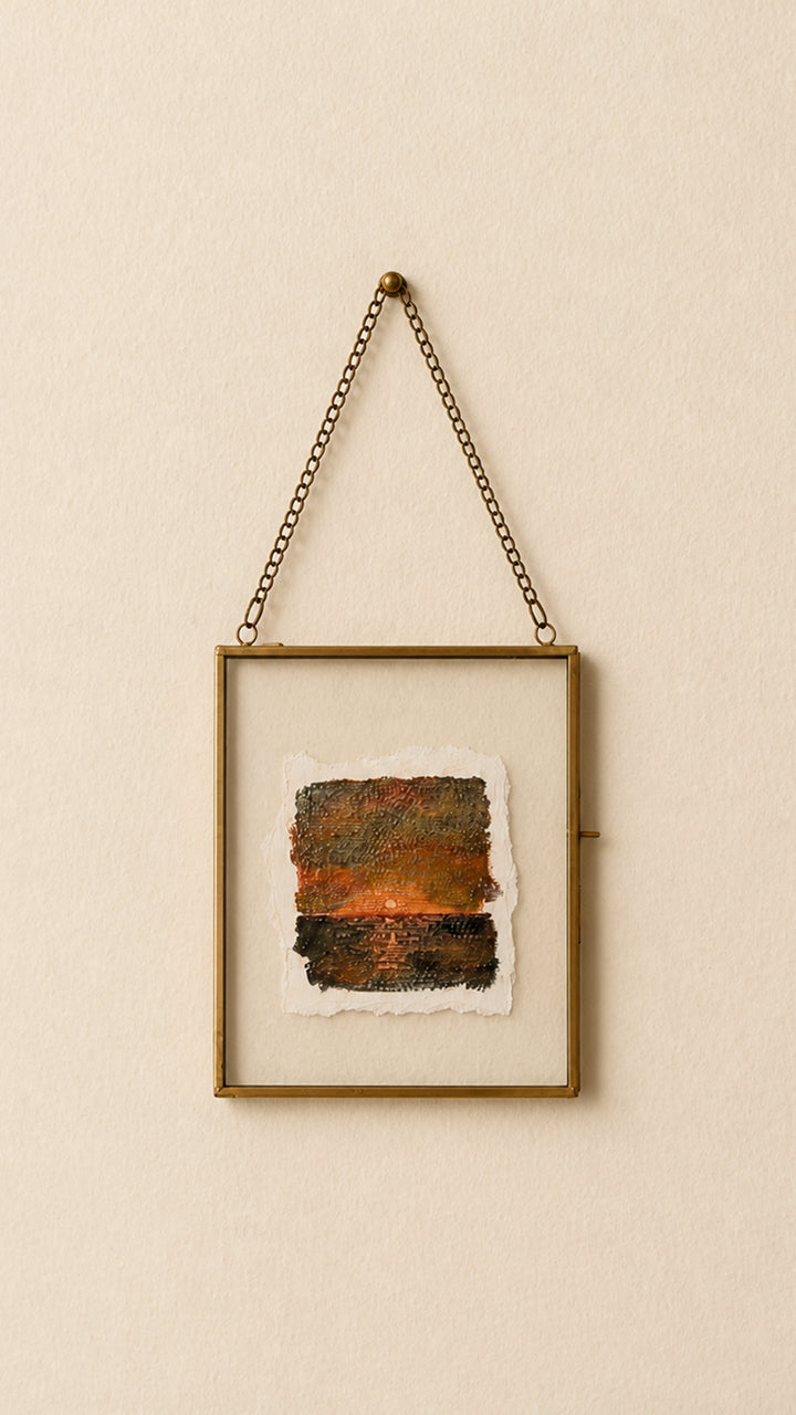 Gold Sunset painting by tofha