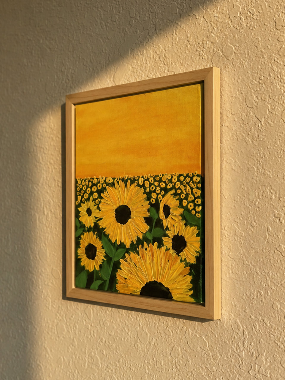 Sunflower Knife Painting, photo 2